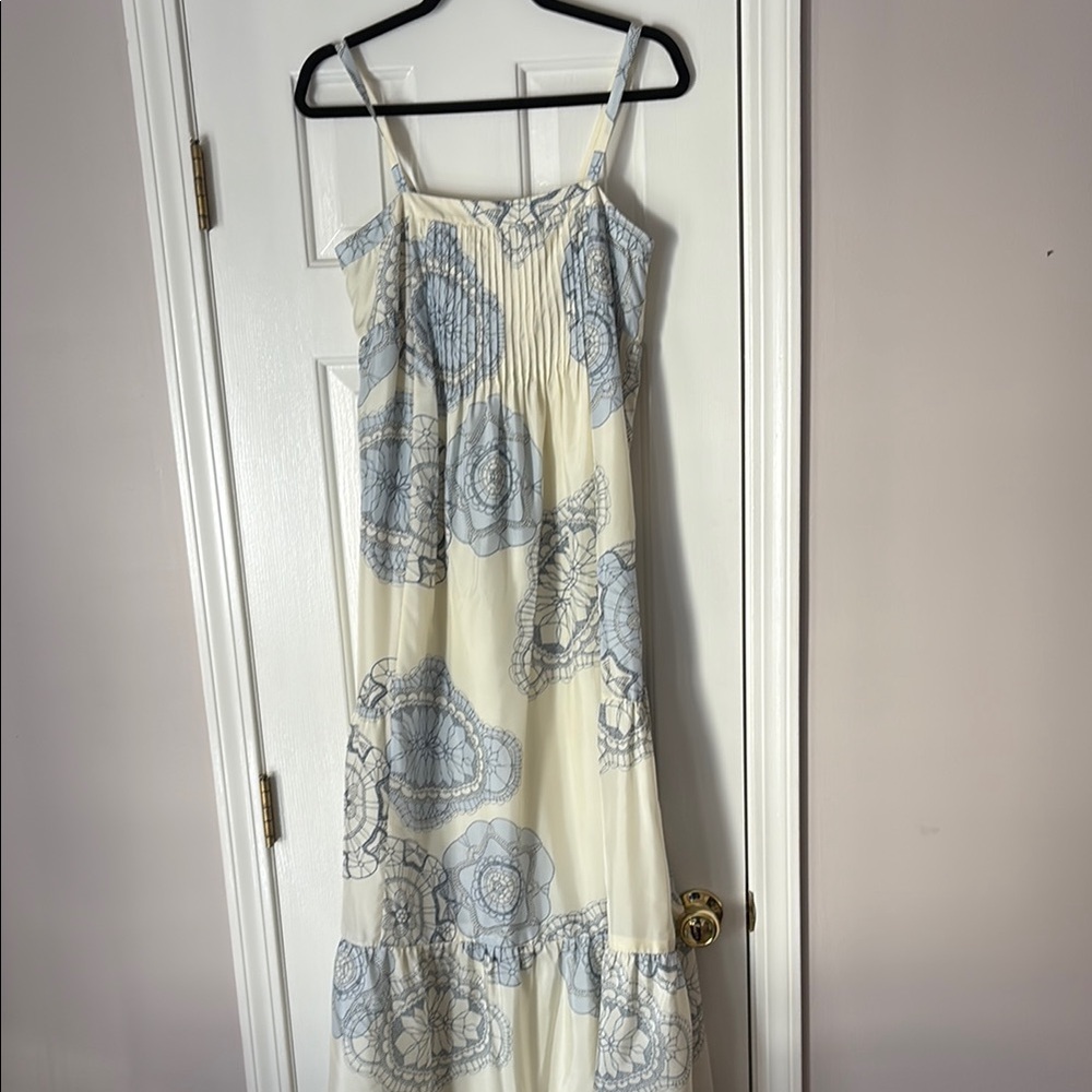 Tibi Silk Maxi Dress